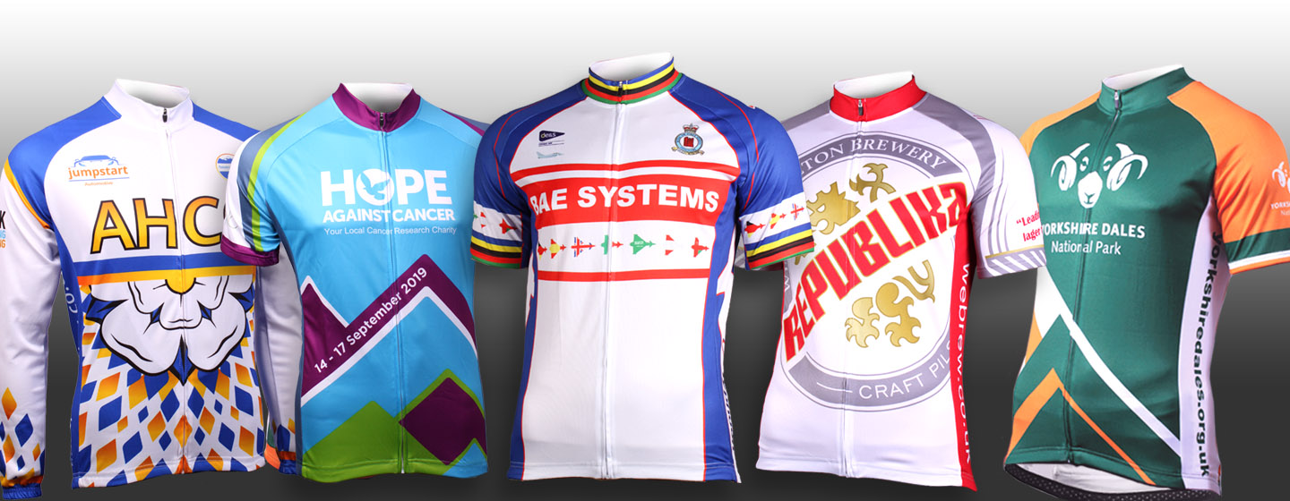 custom designed cycle jerseys and cycle wear for clubs, events, charities, brands and businesses 